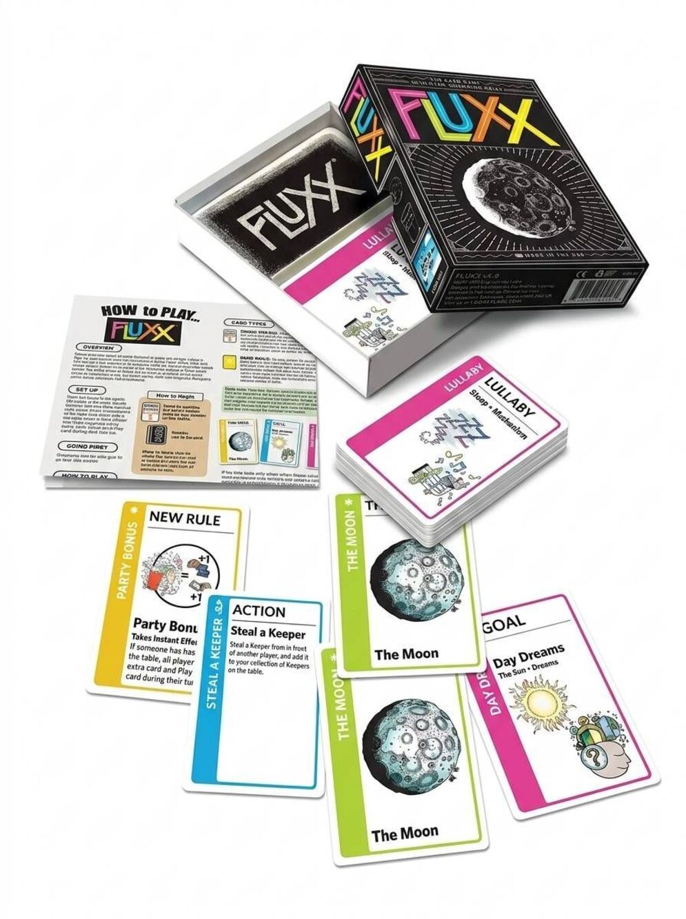🔸️NIB Fluxx 2015 Family Strategy Card Game